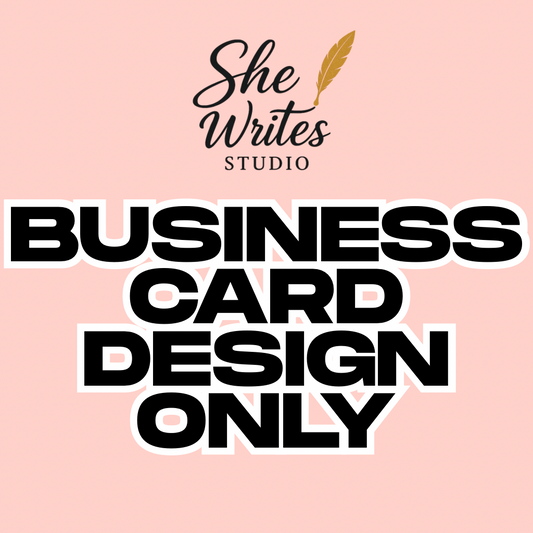 Business Card Design Only